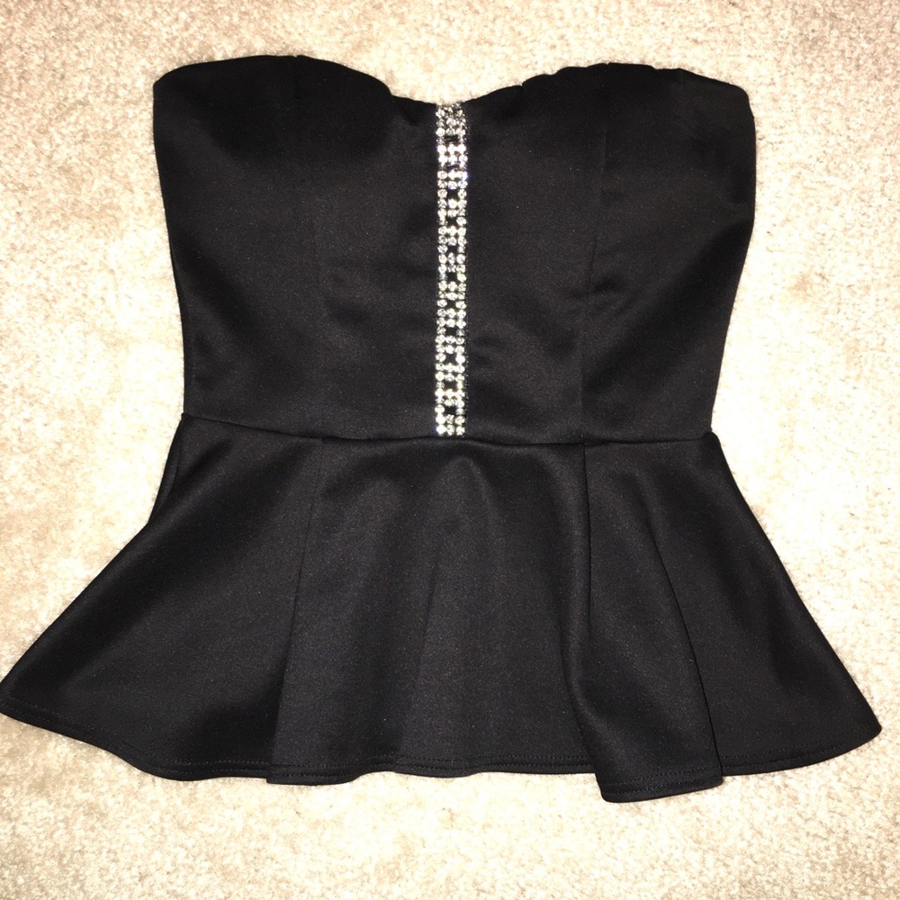 Strapless shirt